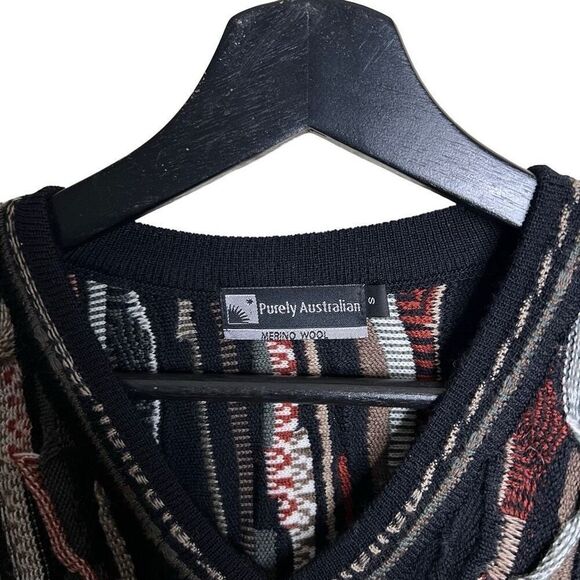 Vintage Purely Australian Coogi Like Sweater Small - Picture 4 of 6